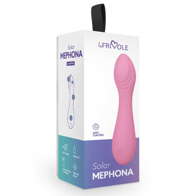 Le Frivole Mephona - Маленький розовый вибратор, 11.7х2.5 см