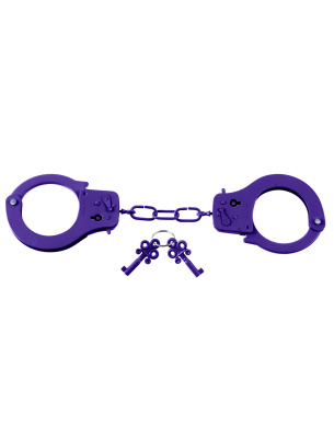 Fetish Fantasy Series Designer Metal Handcuffs металлические наручники (фиолетовый)