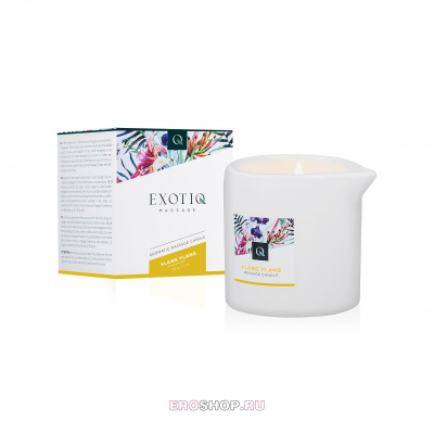Exotiq Massage Candle Ylang Ylang - массажная свеча с ароматом иланг-иланг, 60 мл