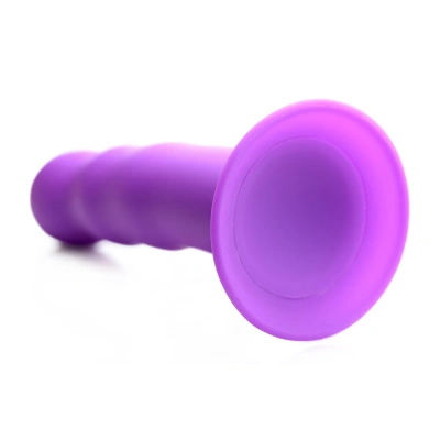 Squeeze-It - мягкий гибкий волнистый фаллоимитатор, 18.3х4.1 см