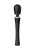 Zalo Kyro - премиум вибратор-микрофон с 2 насадками, 29,1 см (черный) 