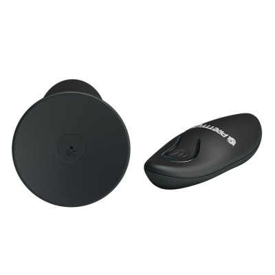 LyBaile Pretty Love Remote Control Vibrating Plug Black - Анальная пробка с вибрацией, 11х3.3 см (черный) 