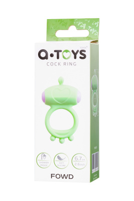 A-Toys by TOYFA Fowd - Виброкольцо на пенис, 6,7 см (зеленый) 