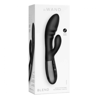 Le Wand Blend - Вибромассажер с двойной стимуляцией, 20,5х3,6 см (черный)