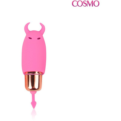 Cosmo - Маленький вибратор для клитора и сосков, 6,4х2,6 см (розовый) 