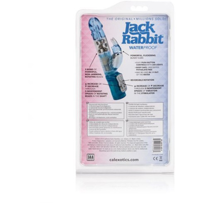 CalExotic Jack Rabbit - Невероятный вибратор-кролик с функцией ротации, 12х4 см
