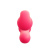 Snail Vibe от  Spiritus&Co - Вибратор для двойной стимуляции клитора и влагалища, 24х3.5 см (розовый)