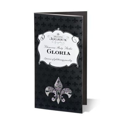 Пестисы на соски JouJoux Gloria, черно-серебристые