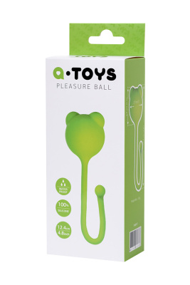 A-Toys by TOYFA Tigo - Вагинальный шарик, 12,4 см (зеленый)