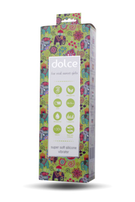 ToyFa Dolce Mateo Fresh lime - Необычный вибратор, 16.5х3 см (салатовый)