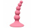 Lola Toys First Time анальная пирамидка Ribbed Plug - Lola 10.5 см (розовый) 
