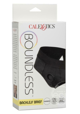Boundless Backless Brief Harness - Трусы для страпона с доступом (2XL/3XL)