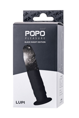 POPO Pleasure by TOYFA Lupi - Фаллоимитатор, 12 см (черный)