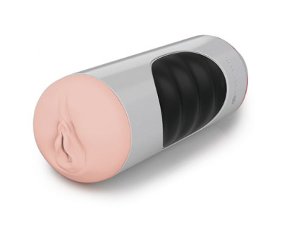 Mega Grip Pussy Stroker Pipedream - Мастурбатор вагина с вибрацией, 18х7 см (телесный)
