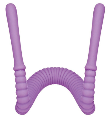 Intimate Spreader - Фиолетовый гибкий фаллоимитатор для G-стимуляции, 28х1 см