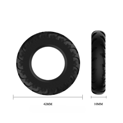 Набор эрекционных колец  от Sex Expert, 4.2 см (чёрный) 
