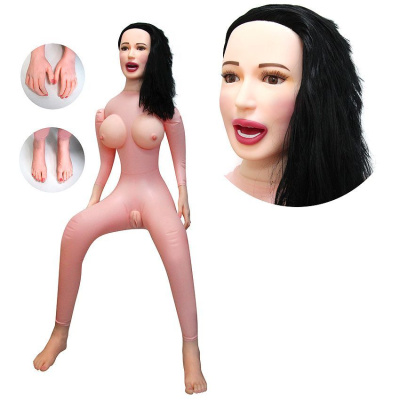 Надувная кукла с вибрацией Виктория рост 155 см, Erowoman-Eroman (телесный) 