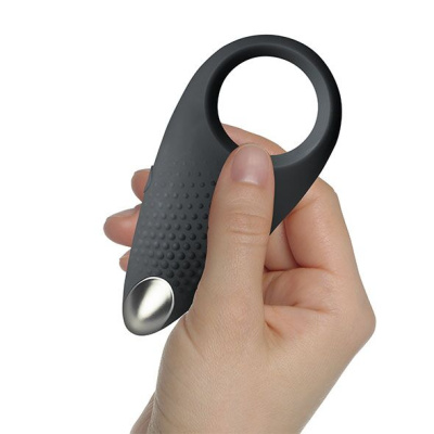 Rocks-Off Empower - Силиконовое эрекционное кольцо с вибрацией, 3.5 см (чёрное) 