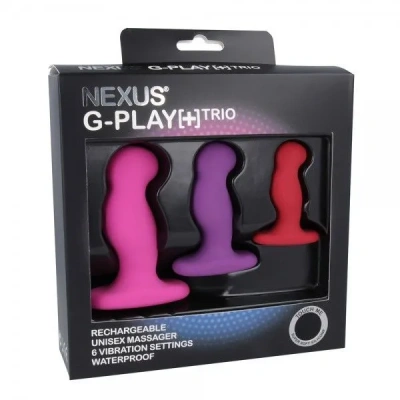 Nexus G-Play Plus Trio - Набор вибровтулок, 3 шт (разноцветный) 