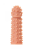 Kokos Extreme Sleeve 03 размер M - Насадка на член со стимулирующим рельефом, 14.7 см (телесный) 