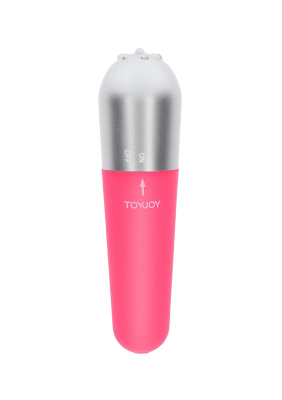 Toy Joy Funky Viberette - Стильный мини-вибратор вибропуля, 10.5х3 см (розовый) 