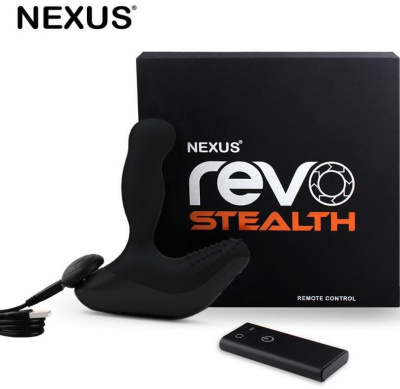 Отличный массажер простаты Revo Stealth, 15 см - Nexus (чёрный) 