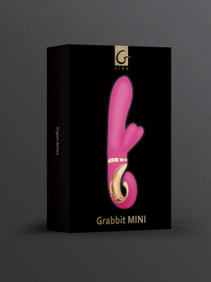 Миниатюрный вибратор-кролик Gvibe Grabbit Mini, 19х3.2 см