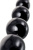 Анальная цепочка черного цвета A-toys - 19,8х2.3 см.