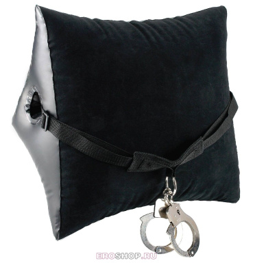 Надувная подушка для секса с наручниками Deluxe Position Master от Pipedream 