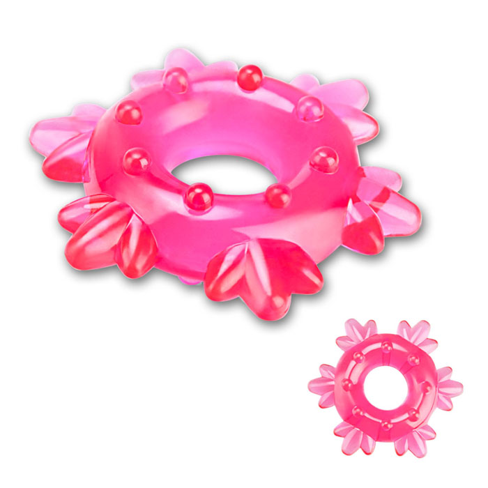 SNOWFLAKE - Эрекционное кольцо, 4 см (розовый)