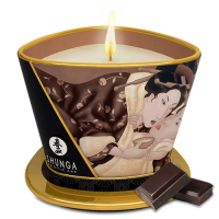 Ароматизированная свечка для массажа Shunga Massage Candle, 170 мл  (шоколад)