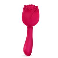 Viva Rose Toys - вибромассажер с вакуумной стимуляцией клитора, 19.5х5.8x3.5 см (розовый)