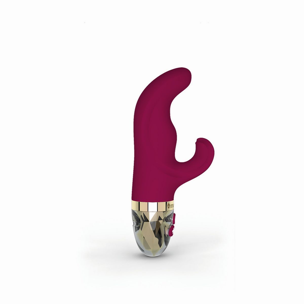 Mystim Hop Hop Bob - вибратор кролик для точки G, 16х3.6 см (бордовый)