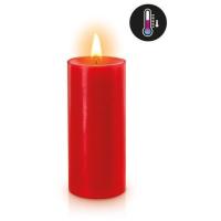 Fetish Tentation - Низкотемпературная свеча для ваксплея, 10 см (красный)
