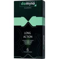 Domino Classic Long Action - Пролонгирующие презервативы, 6 шт