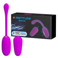 Pretty Love - Виброяйцо с функцией электростимуляции, 19 см (фиолетовый)