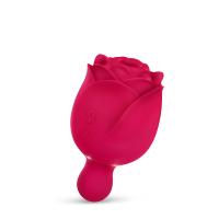 Viva Rose Toys - вибромассажер с вакуумной стимуляцией клитора, 9.8х5.7 см (розовый)