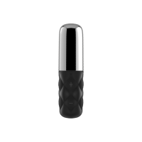 Satisfyer Mini Sparkling Darling - мощный миниатюрный вибратор, 11.44х3 см (серебристый)