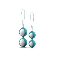 Bswish Bfit Classic Jade - Вагинальные шарики со смещенным центром тяжести, 2.9 и 3.6 см (голубой)