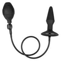 CalExotics Silicone Inflatable Plug средняя надувная анальная пробка с отсоединяющимся шлангом, 10.75х3.25 см (М)