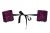 Манжеты с контрастным кружевом Roseberry cuffs от компании Obsessive, S/M (фуксия)