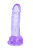 Lola Games Intergalactic Oxygen прозрачный фаллоимитатор с мошонкой, 17.5х3.2 см (фиолетовый)