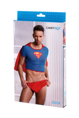 Candy Boy Superman - Костюм супермена, OS (красно-голубой)