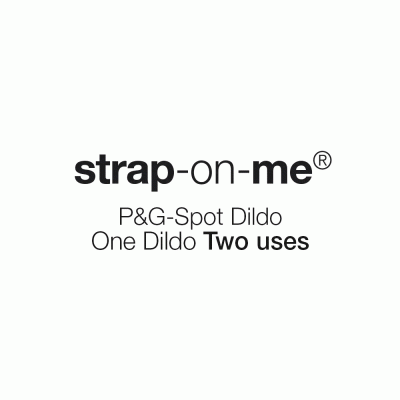 Strap-on-me P&G Spot Dildo M - Универсальный фаллоимитатор, 18х3.3 см (чёрный)