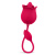 Viva Rose Toys - виброяйцо и стимулятор клитора с язычком, 33.5х2.8 см (розовый)
