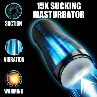 The Milker Supreme - автоматический мастурбатор с подогревом, 26 см