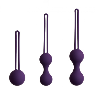So Divine Sensual Kegel Balls - Набор вагинальных шариков для упражнений Кегеля (фиолетовый)