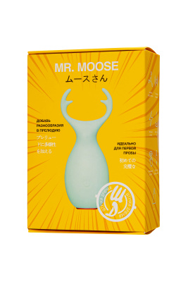 Штучки-Дрючки Mr. Moose - Вибратор для клитора, 9,5 см (бирюзовый) 