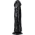 Джага-Джага - Вибромассажер гелевый с присоской №27, 19,5х4,8 см (черный)