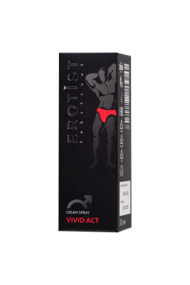 Erotist VIVID ACT - Крем-спрей для повышения и улучшения эрекции, 30 мл